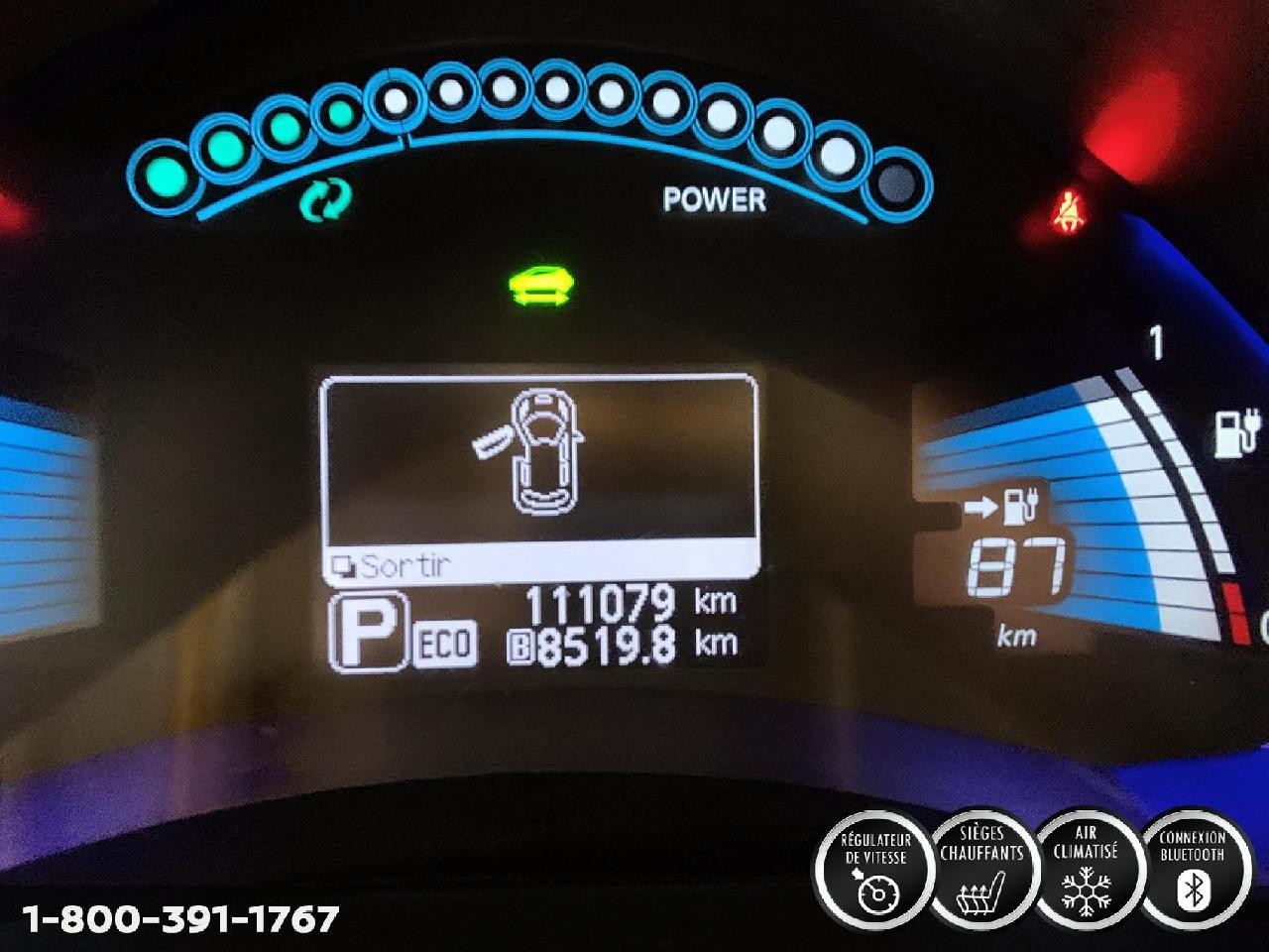 2015 Nissan LEAF SL Image principale